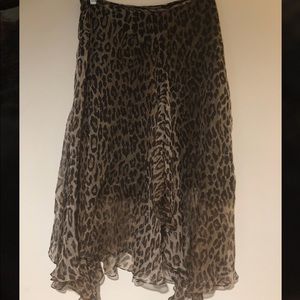 DOLCE & GABBANA Leopard Skirt size 44
